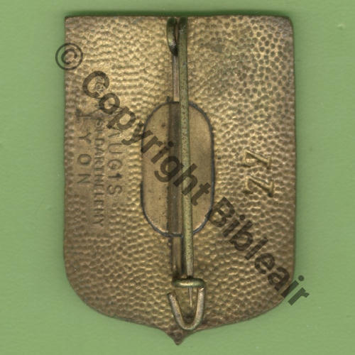 05e.EC 04.1945 03.1946 GC.2.6_TRAVAIL 1.9_LIMOUSIN 2.9_AUVERGNE  A.AUGIS ST.BARTH LYON 3Lign Bol allonge Grenu No77  Src.Y.GENTY 434Eur(x3) 